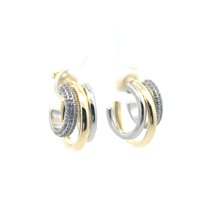 Pendientes Cianfrone Gioielli Mujer in Plata BROC.1459 OR - BROC.1459 OR